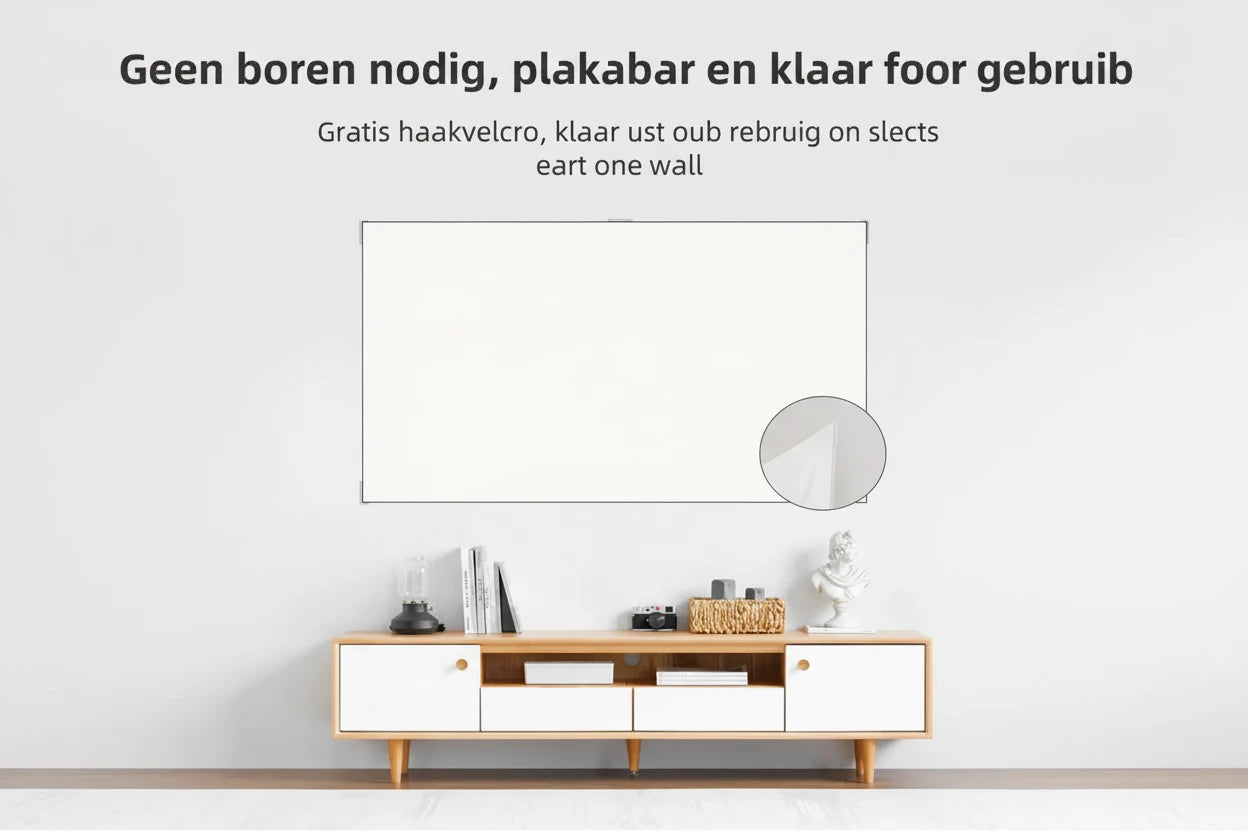Premium Anti-Licht Projectiescherm (100 inch) – Voor de Ultieme Thuisbioscoop