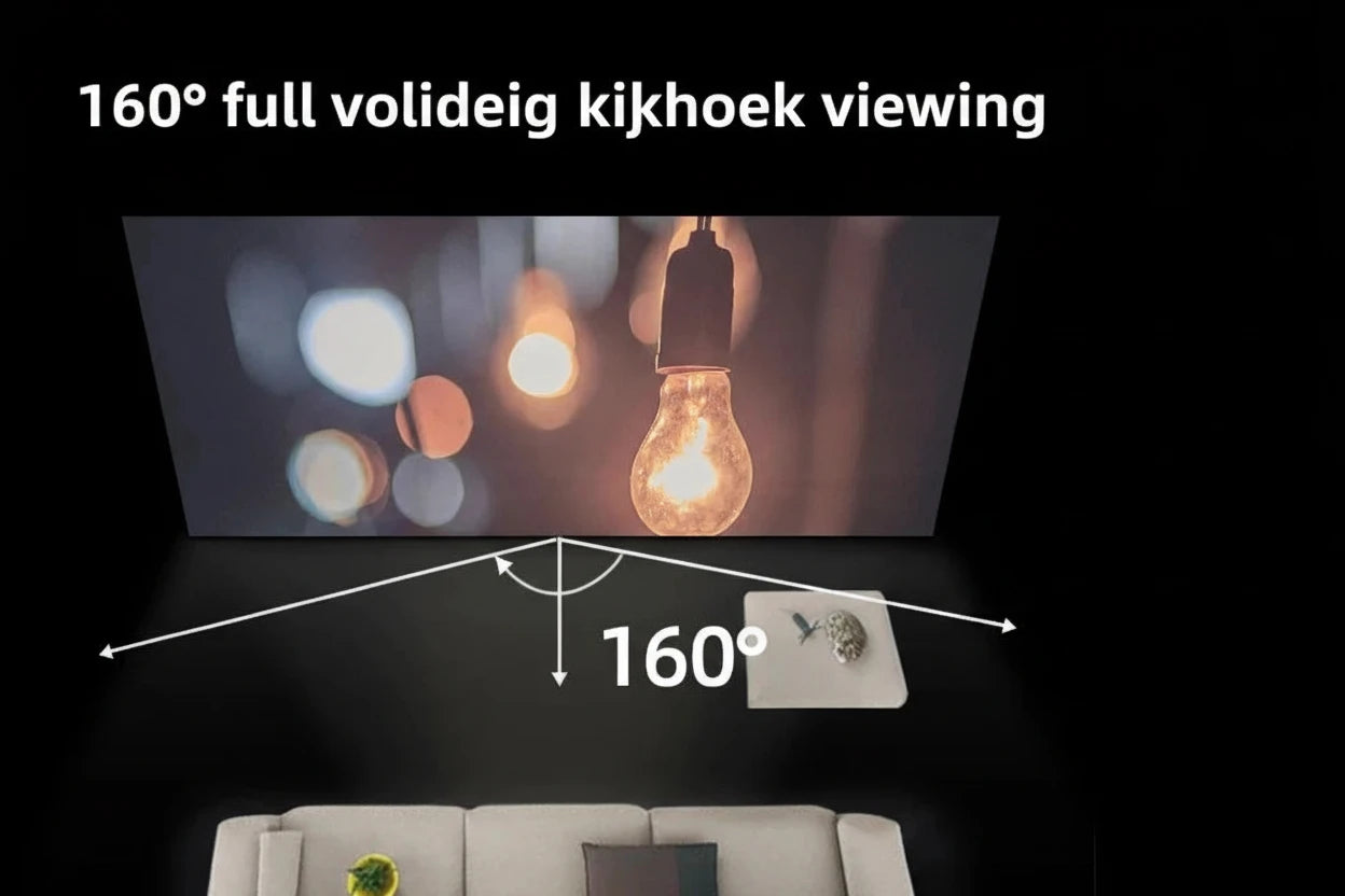 Premium Anti-Licht Projectiescherm (100 inch) – Voor de Ultieme Thuisbioscoop