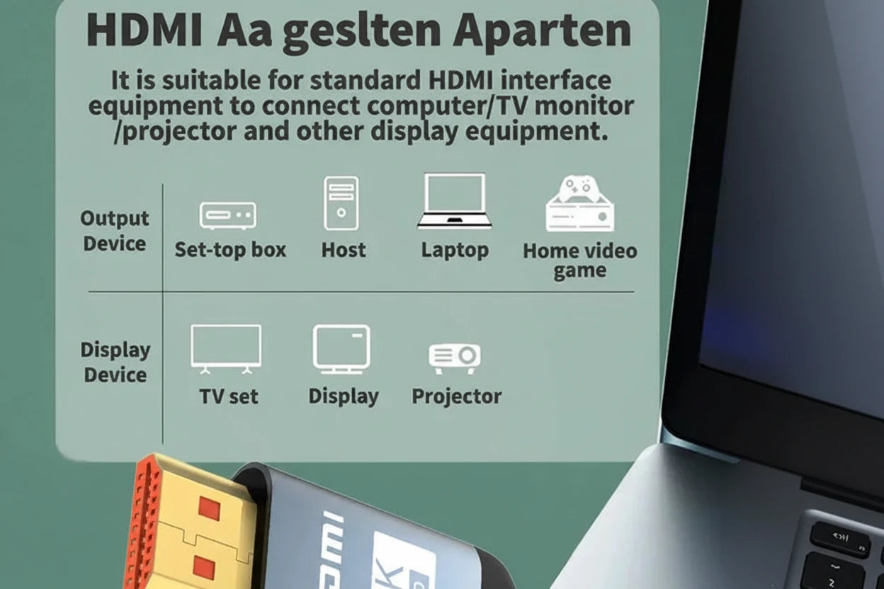 Ultra High-Speed HDMI 2.1 Kabel (8K/60Hz - 4K/120Hz) - Gevlochten Nylon
