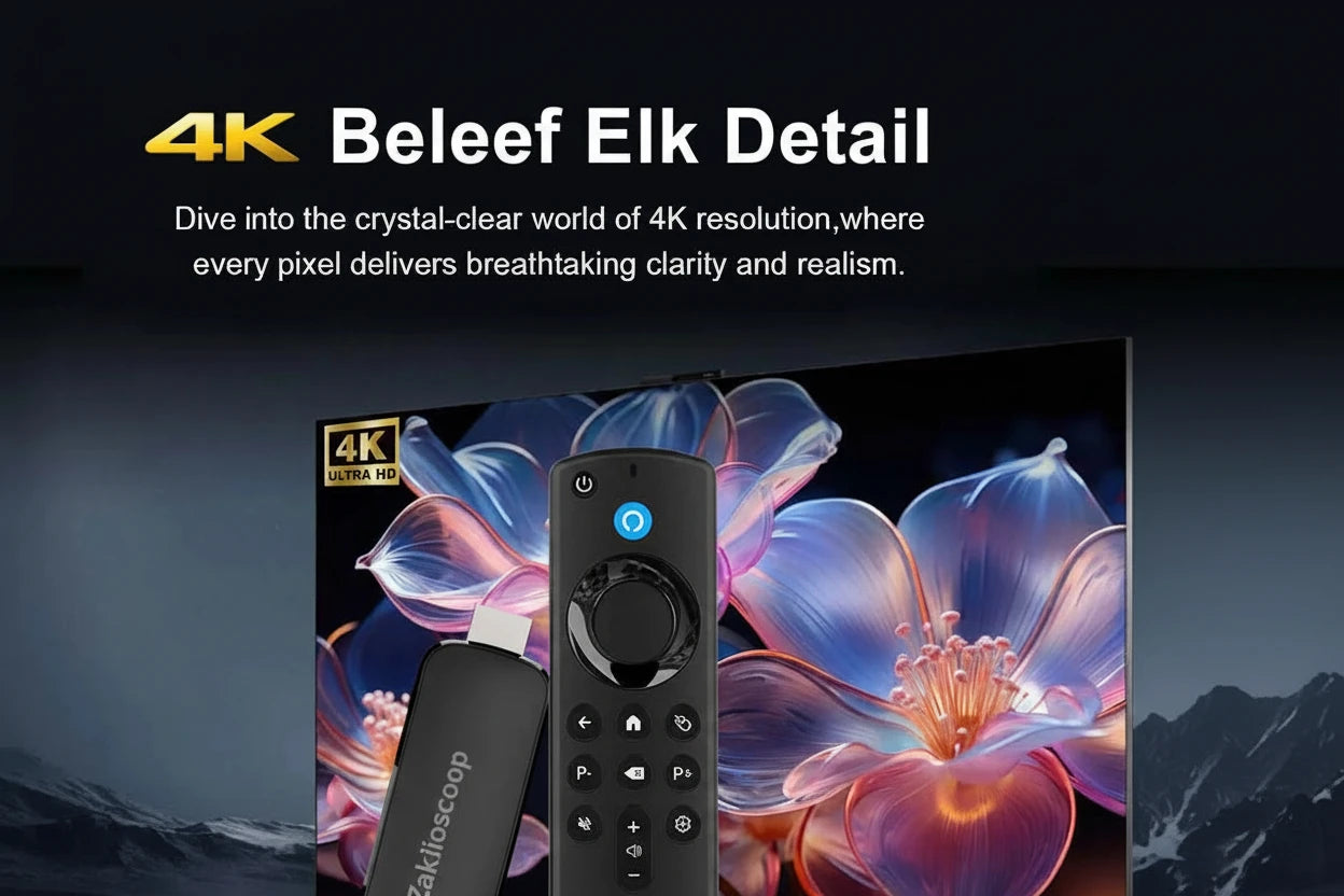 Zakbioscoop Smart 4K TV Stick - Maak van elke beamer een Smart TV