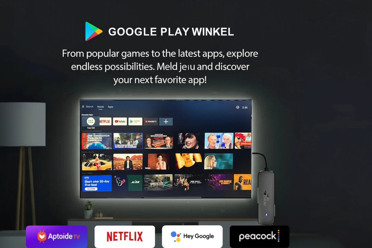 Zakbioscoop Smart 4K TV Stick - Maak van elke beamer een Smart TV